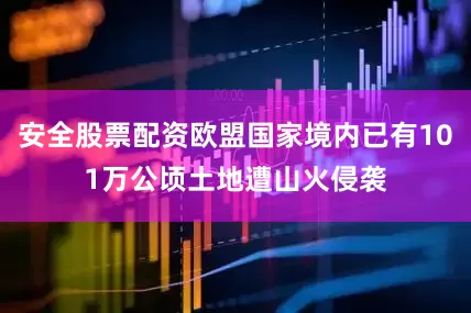 安全股票配资欧盟国家境内已有101万公顷土地遭山火侵袭